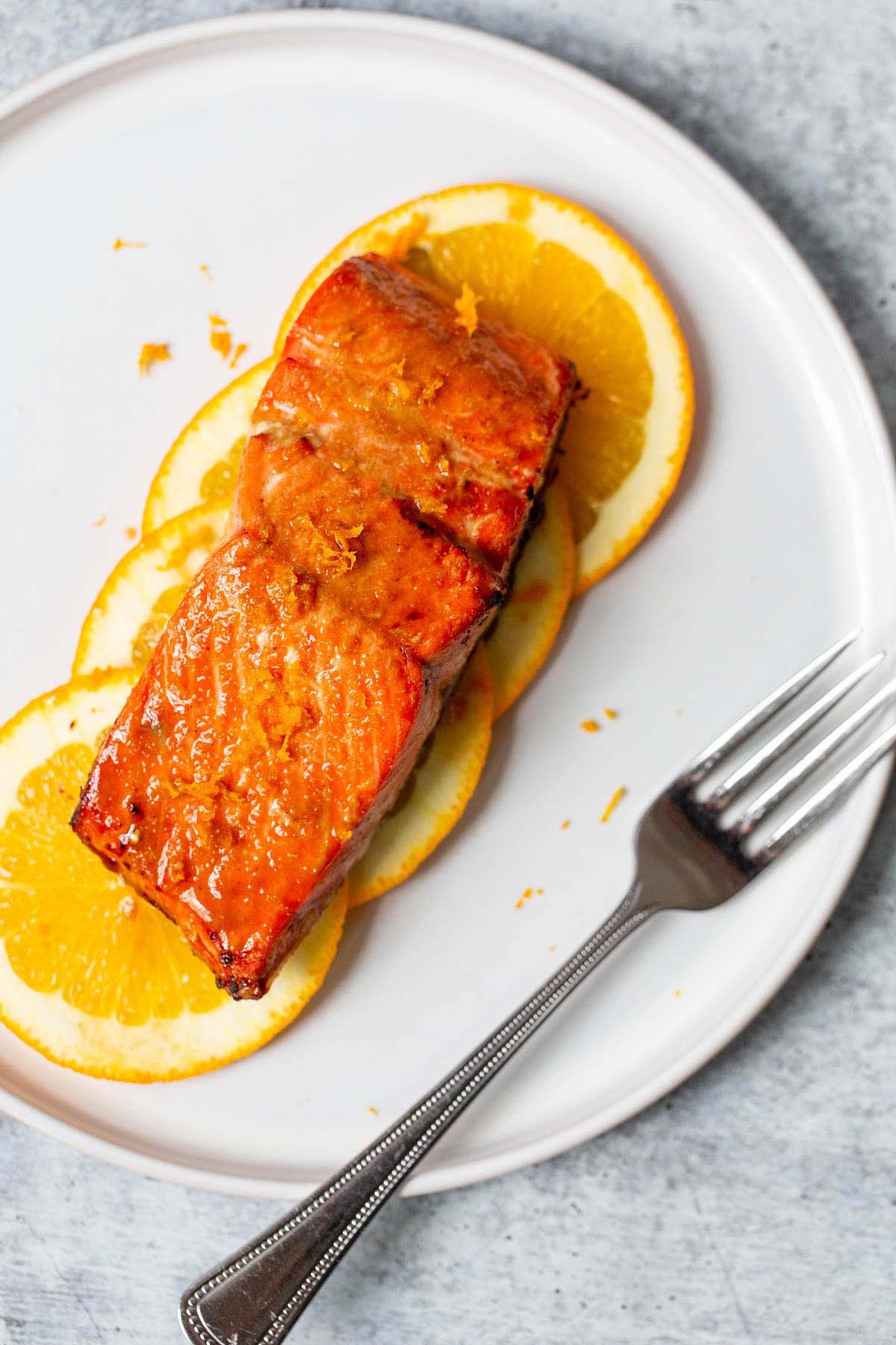 receita de salmão com molho de laranja na airfryer