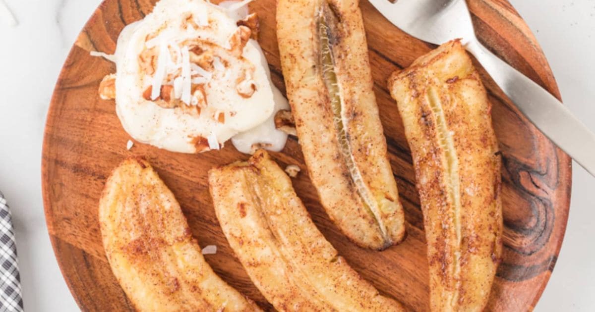 Receita de Banana Assada na Airfryer