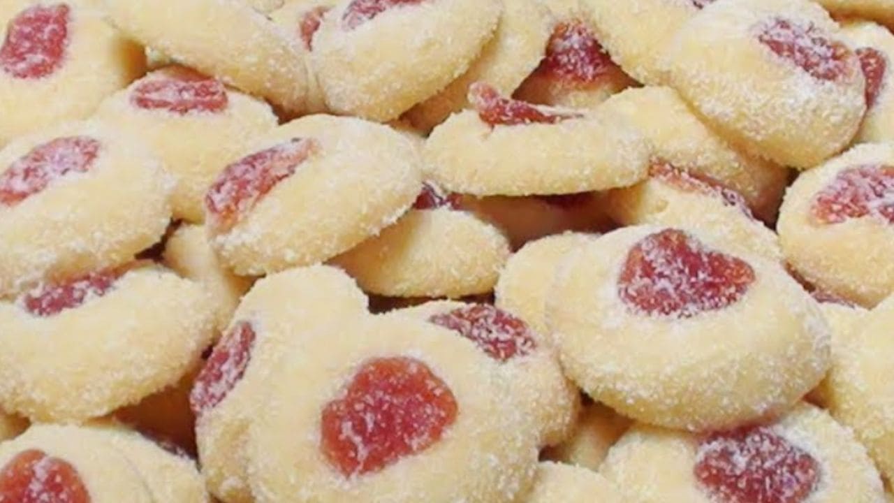 biscoito amanteigado com goiabada na airfryer