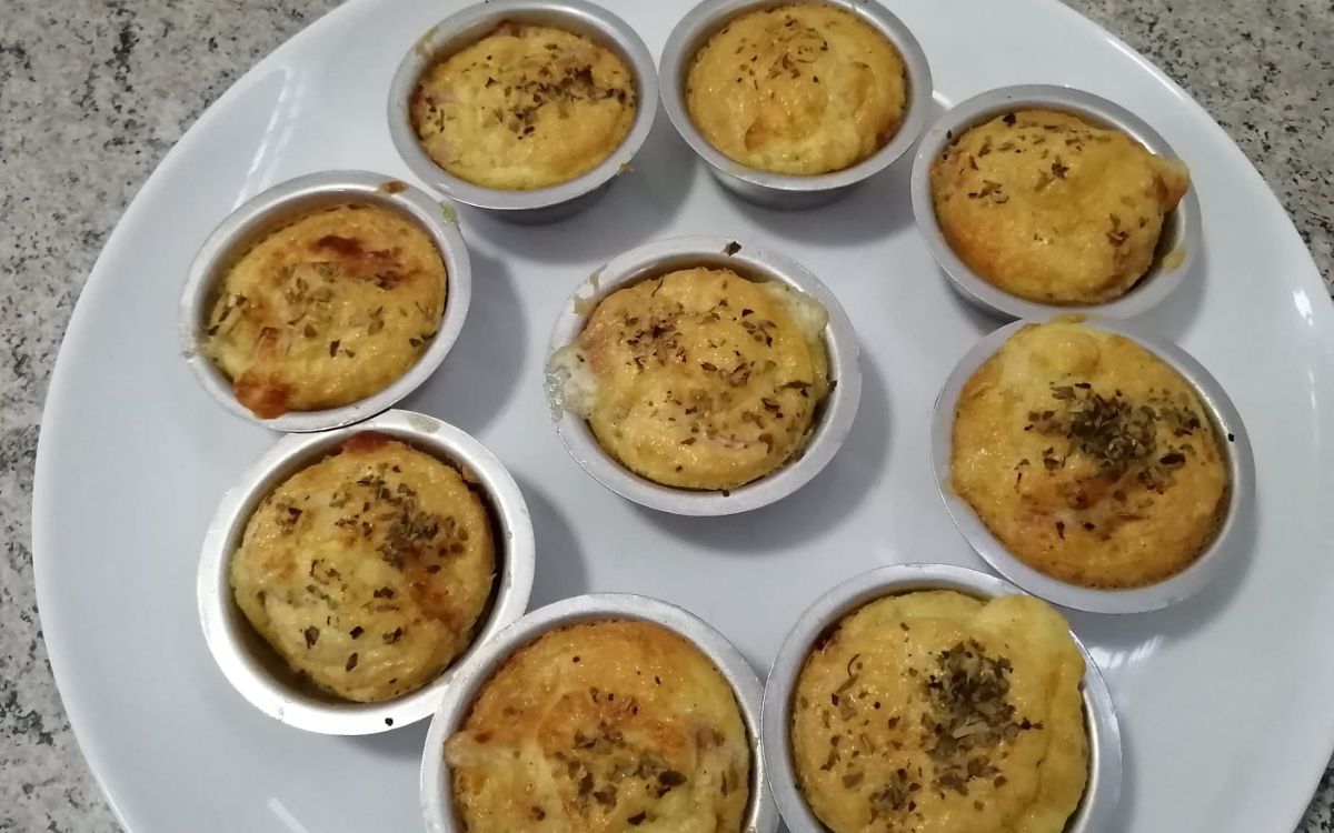 Receita de Tortinha Com Massa de Tapioca na Airfryer