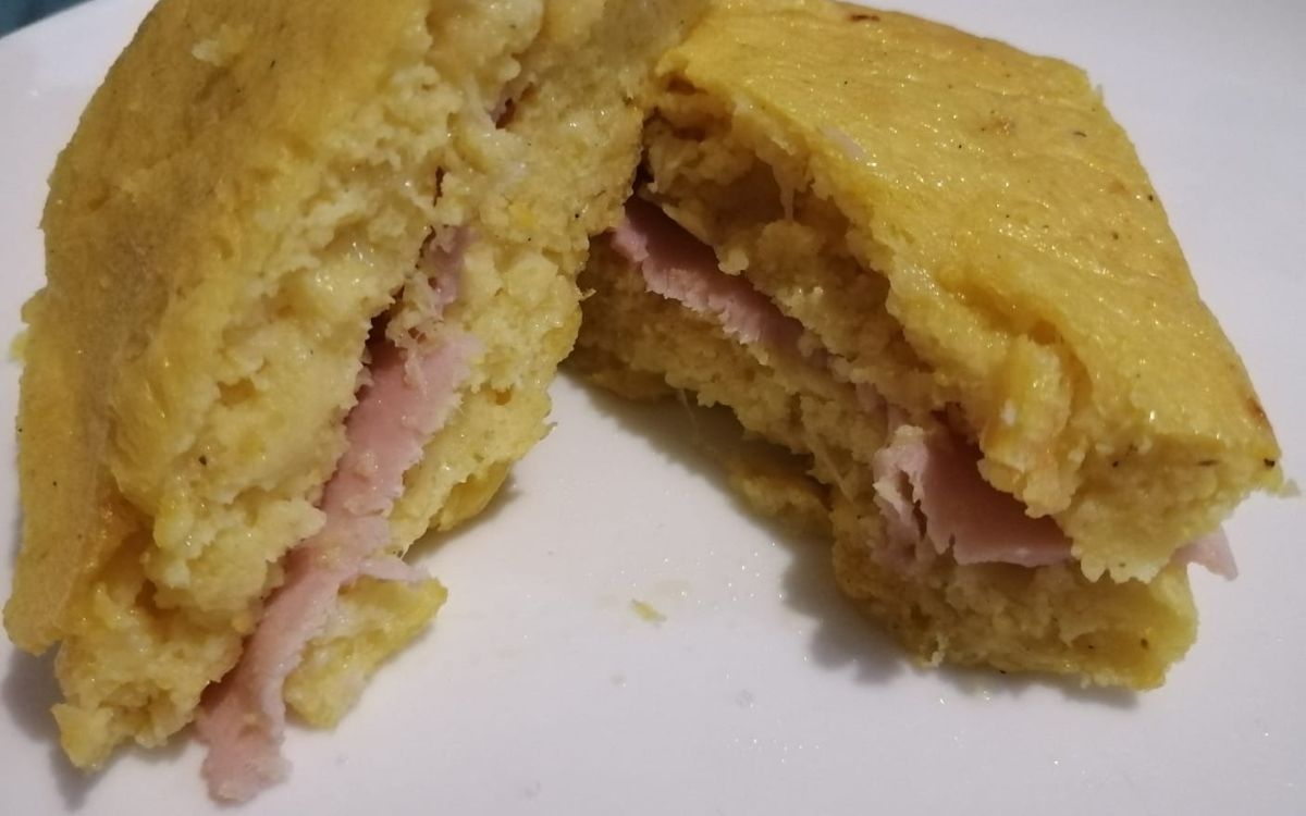 pão de cuscuz na airfryer