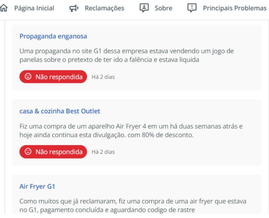 reclamações golpe air fryer