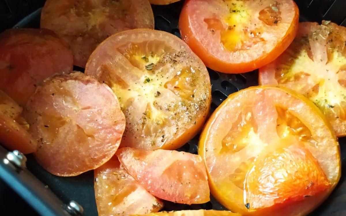 Receita de Tomate Assado na Airfryer