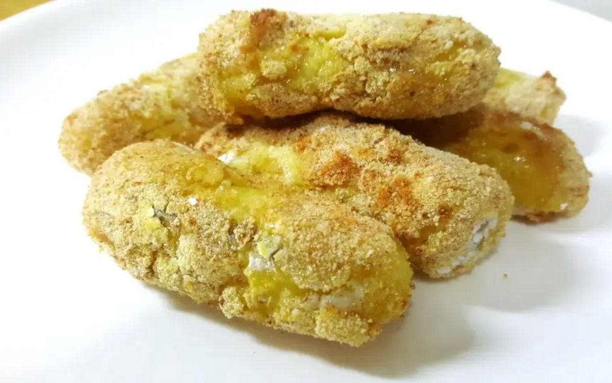 banana da terra empanada na airfryer