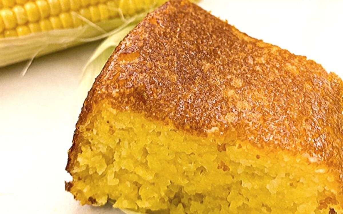 bolo de milho fit na airfryer