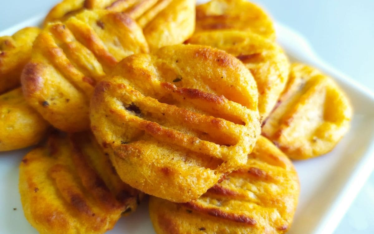 salgadinho de batata doce na airfryer