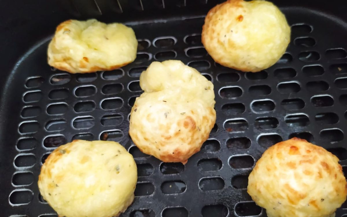 receita de bolinha de queijo na airfryer