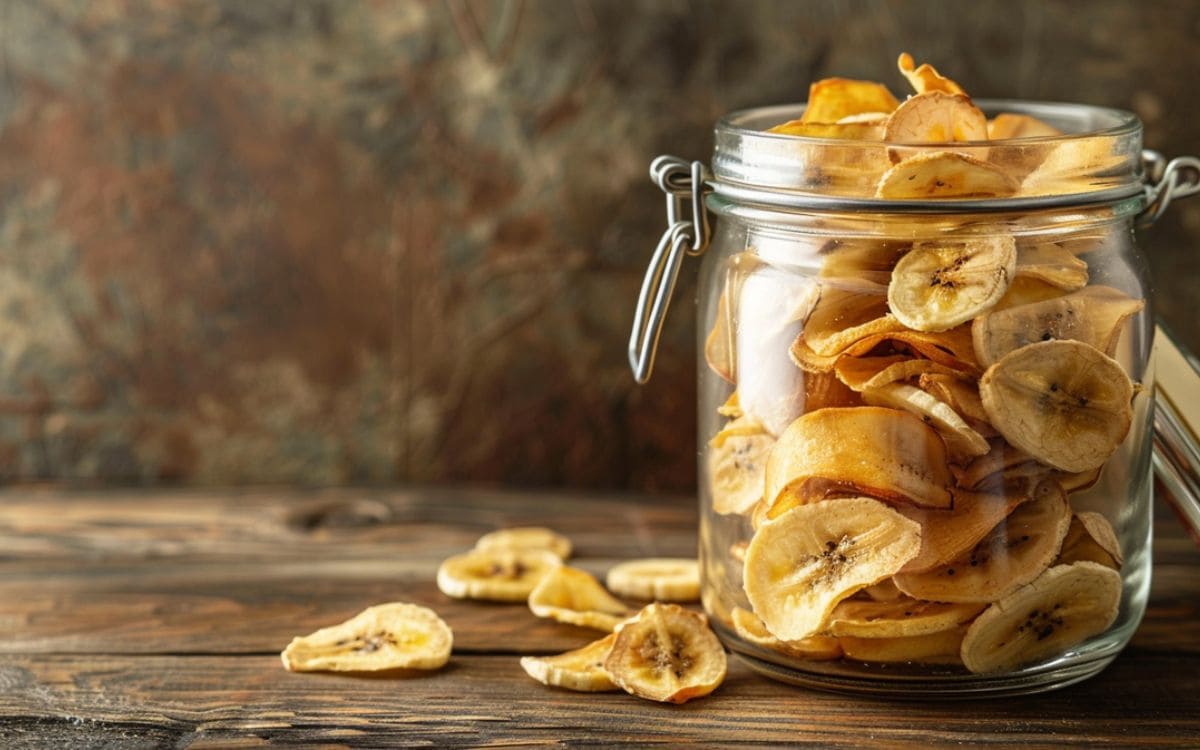 Chips de Banana da Terra na Airfryer: Prontos em 15 MINUTOS