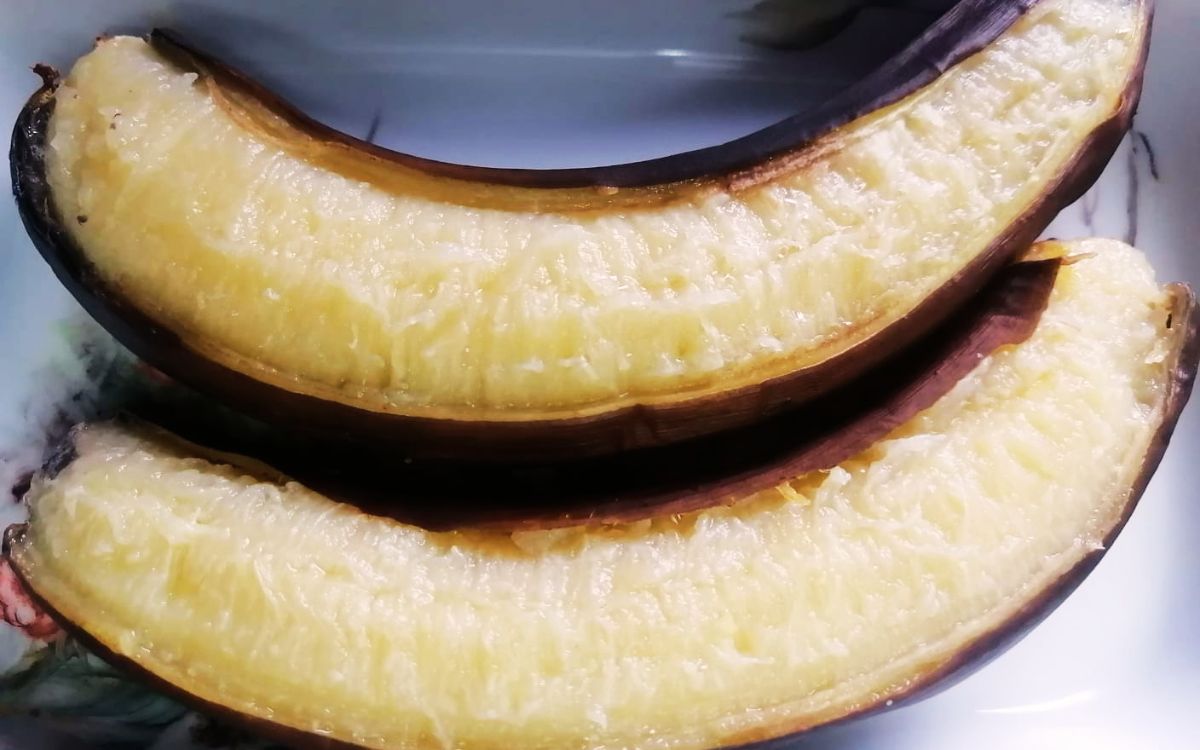 Receita de Banana com Casca na Air Fryer