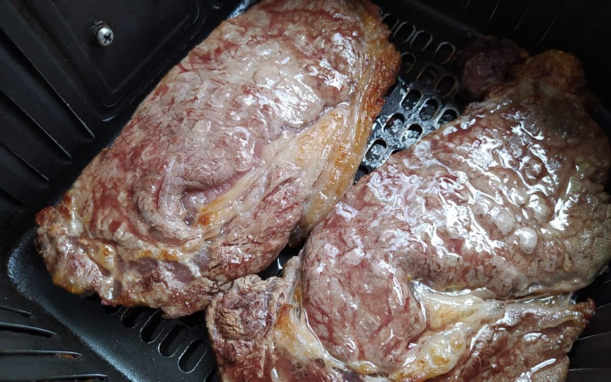 bife de contra filé na airfryer