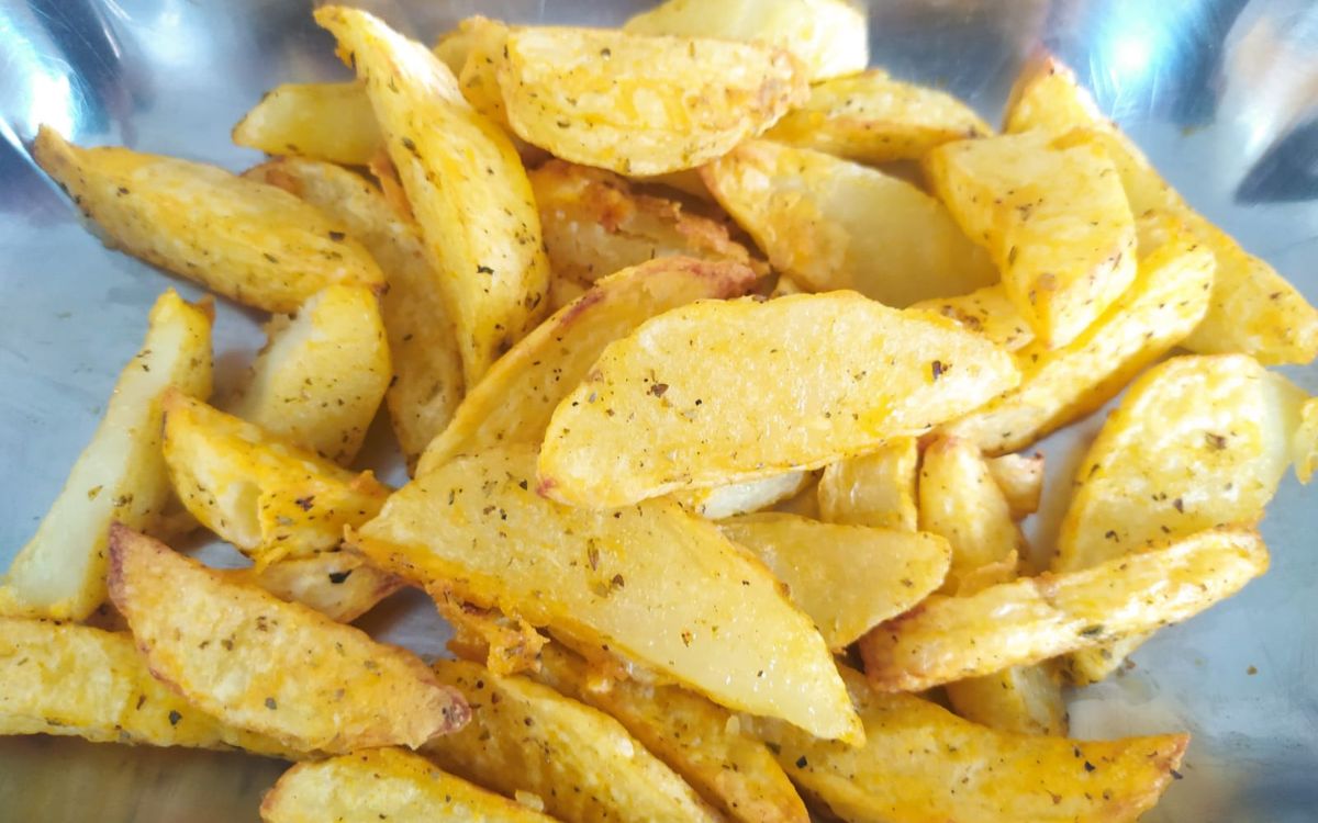 batata frita crocante na airfryer