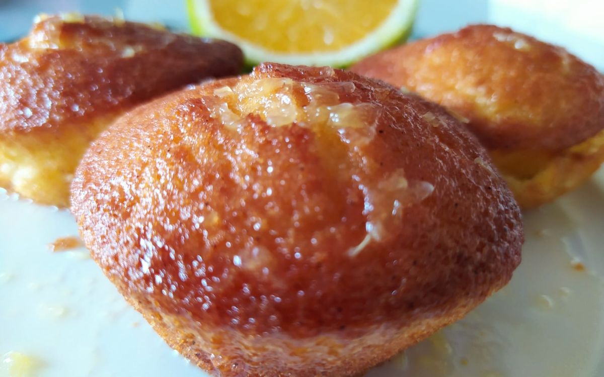 bolinho de laranja na airfryer