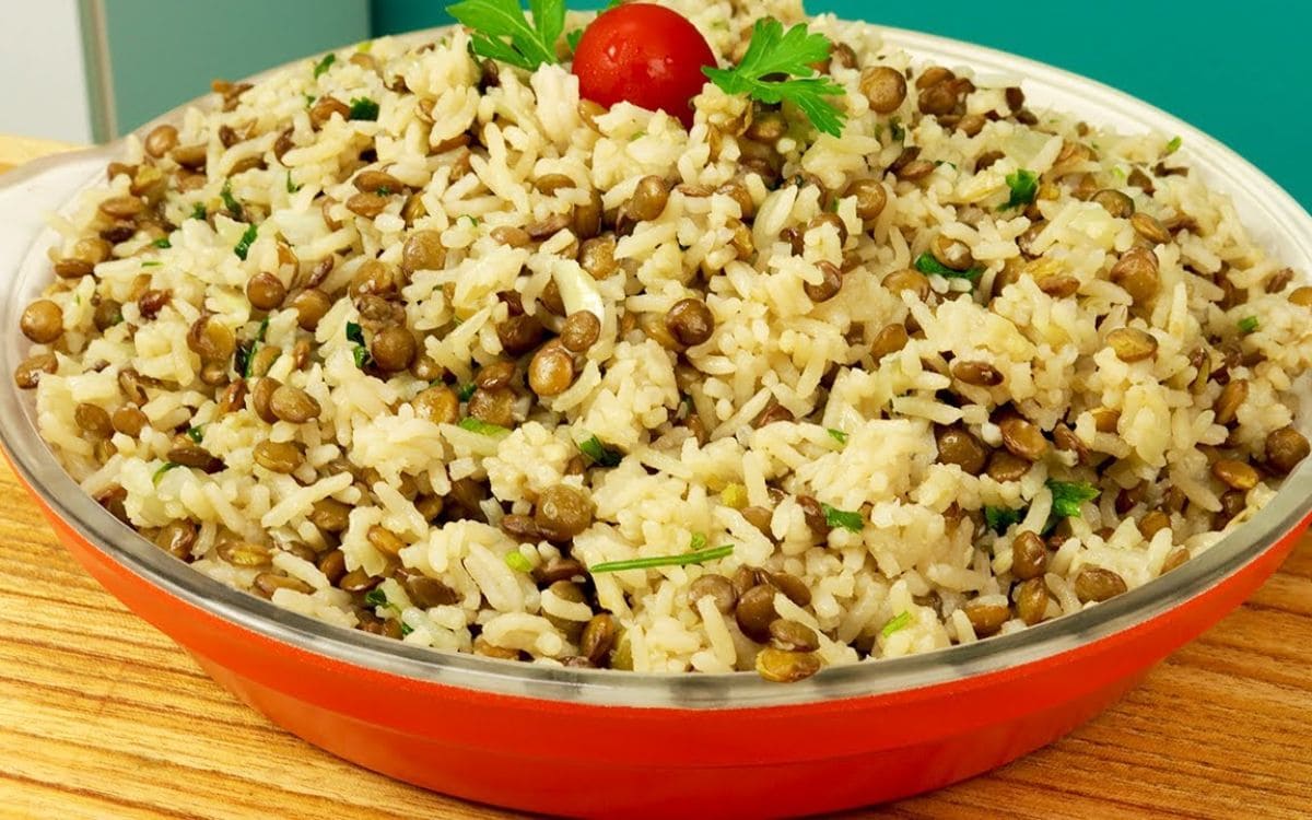 Arroz com Lentilha