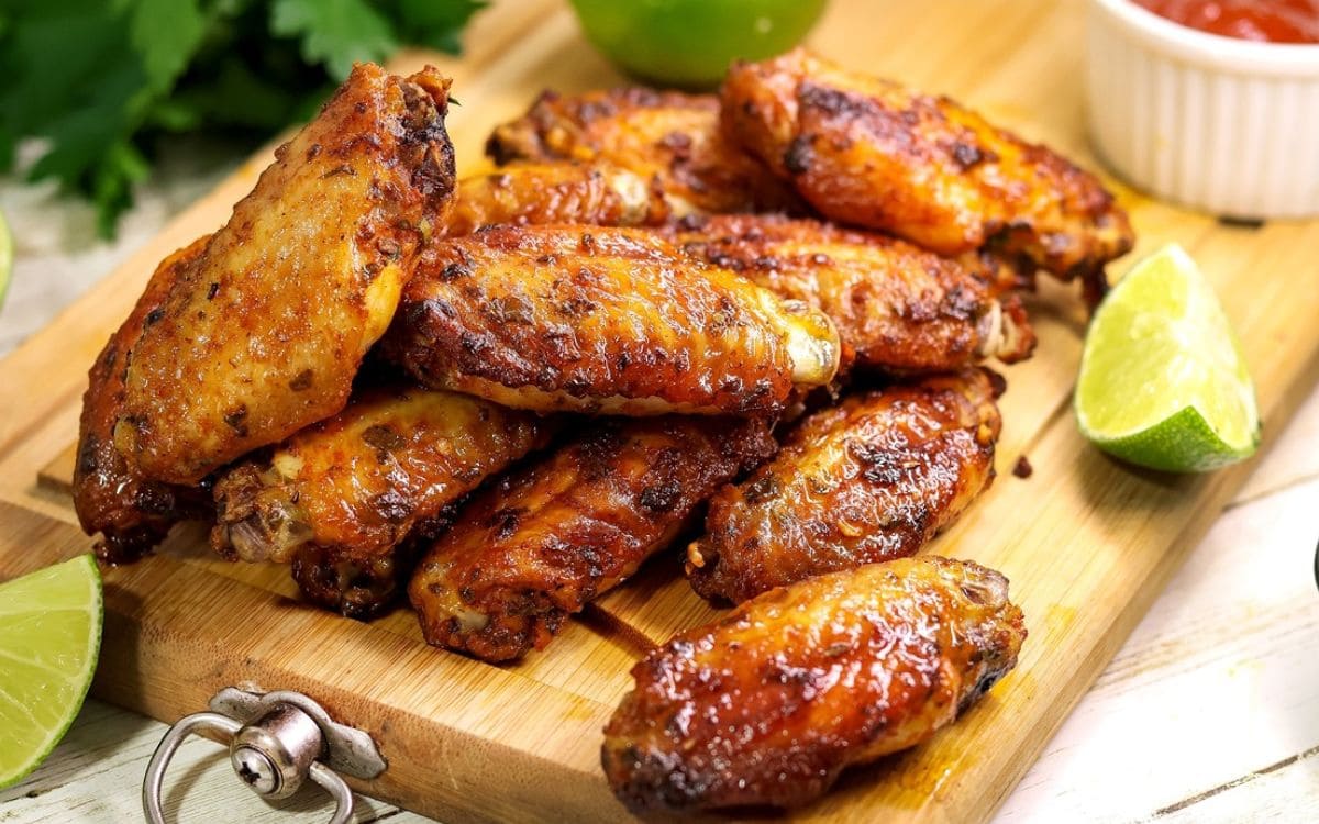 Asinhas de Frango Temperadas na Airfryer