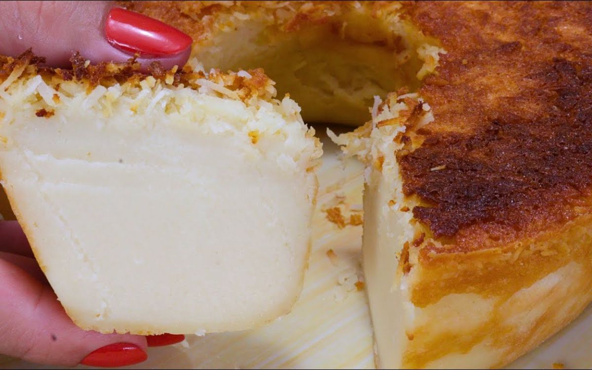 Bolo de Leite Cremoso